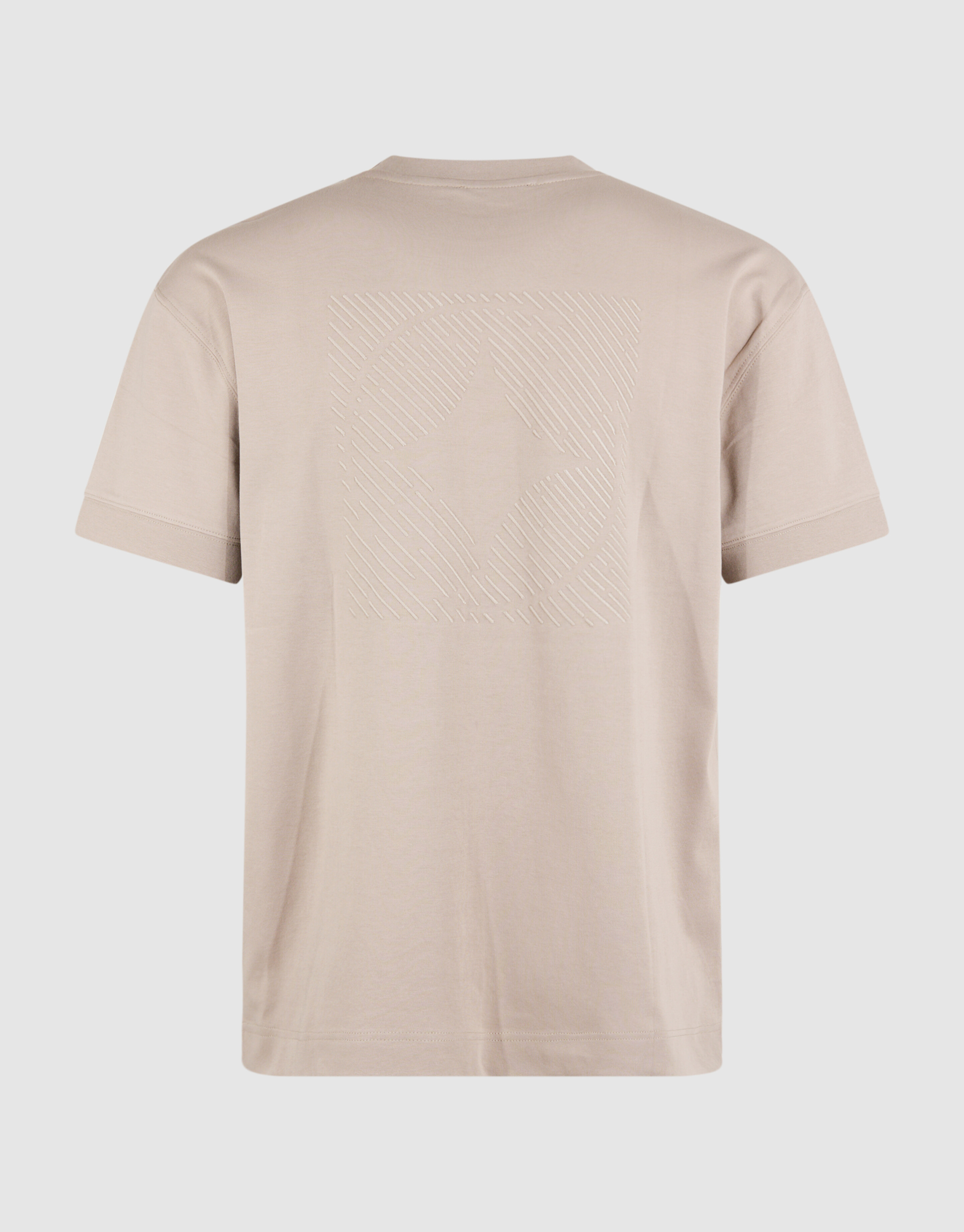 Cuffed Logo T-Shirt Hellbraun SHOEBY MEN