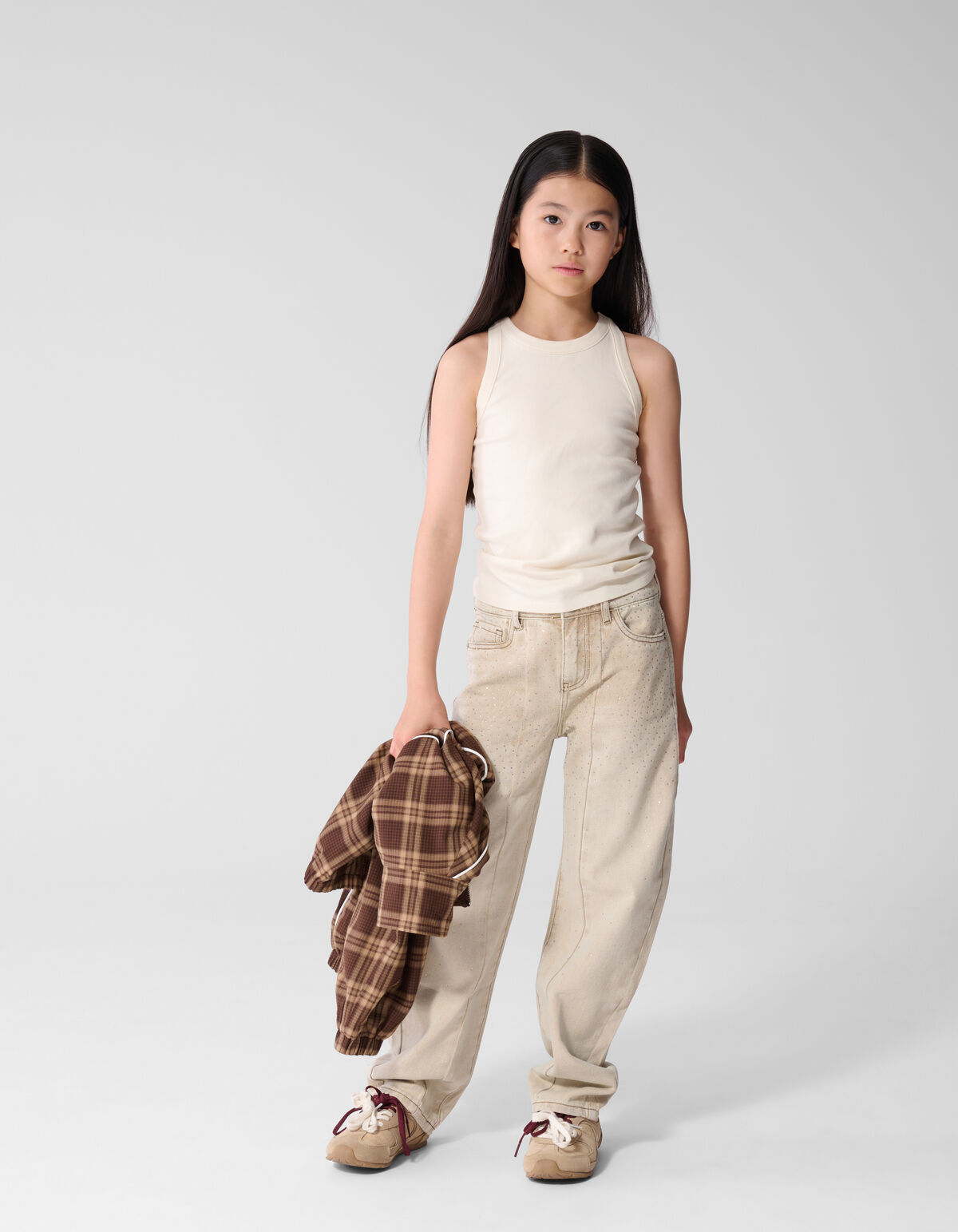 Basic-Tanktop Cremewei&szlig; SHOEBY GIRLS