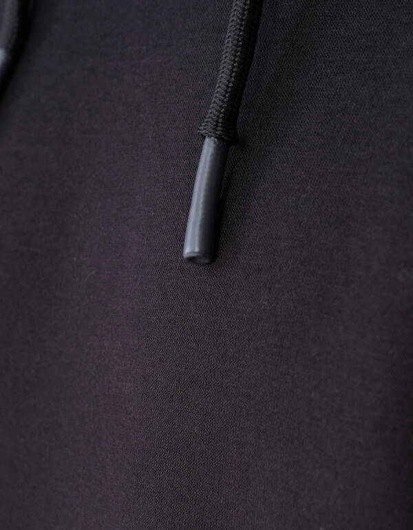 Label Sweat Hoodie Dunkelbraun SHOEBY MEN