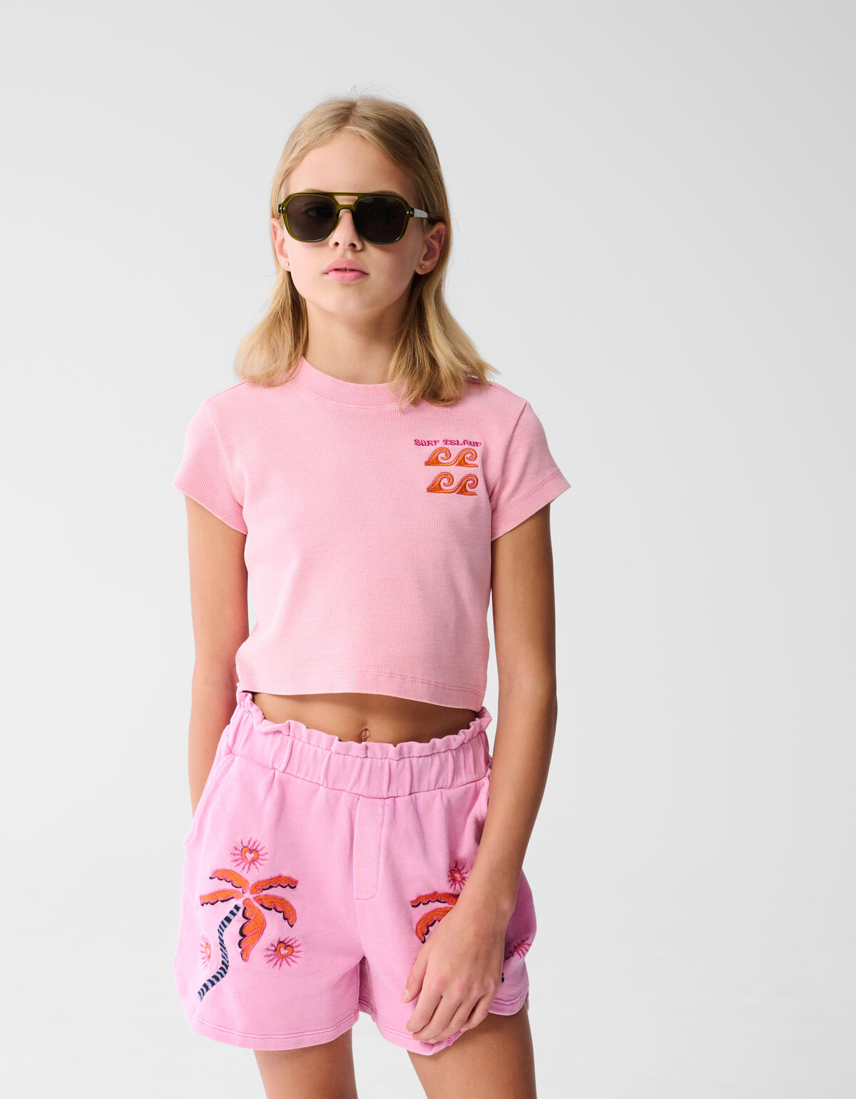 Surf-Kropf-Oberteil Rosa SHOEBY GIRLS