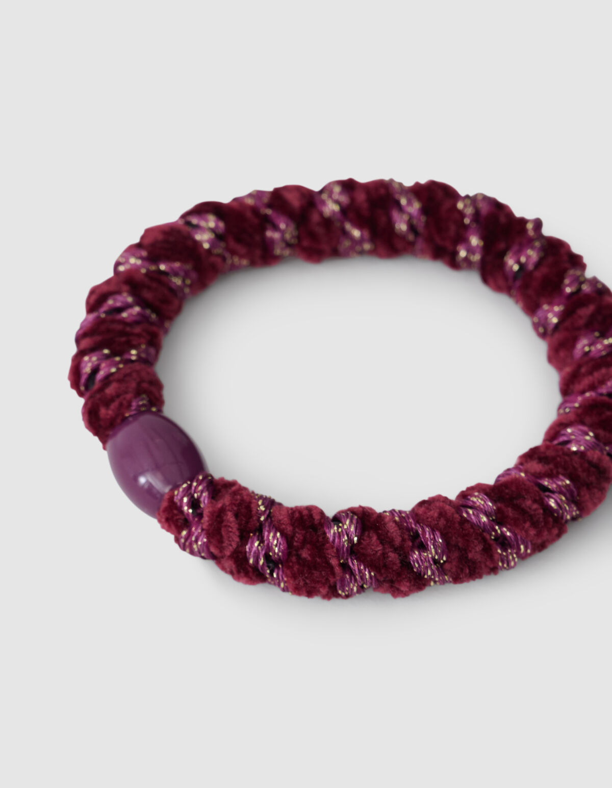 Lurex-Haarband Dunkelrot SHOEBY ACCESSOIRES