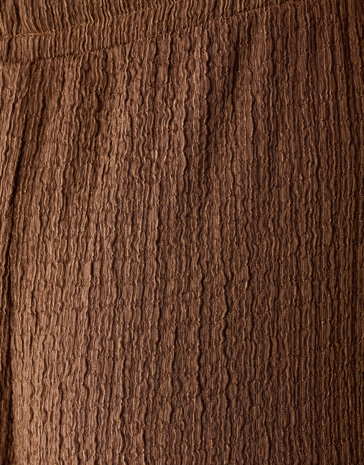 Crinkle Wide-Leg-Hose Braun SHOEBY WOMEN