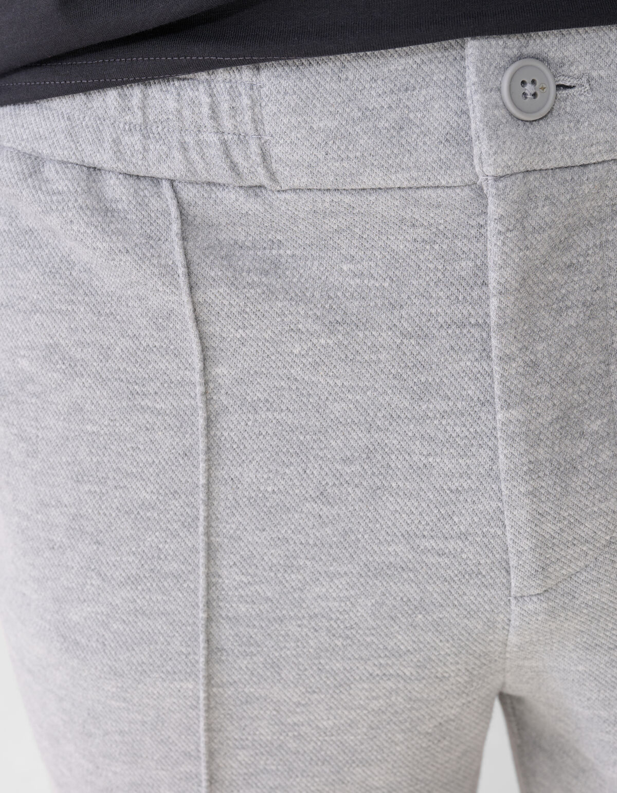 Struktur Regular Fit Shorts Grau SHOEBY MEN