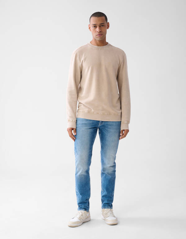 Basic Pullover beige SHOEBY MEN