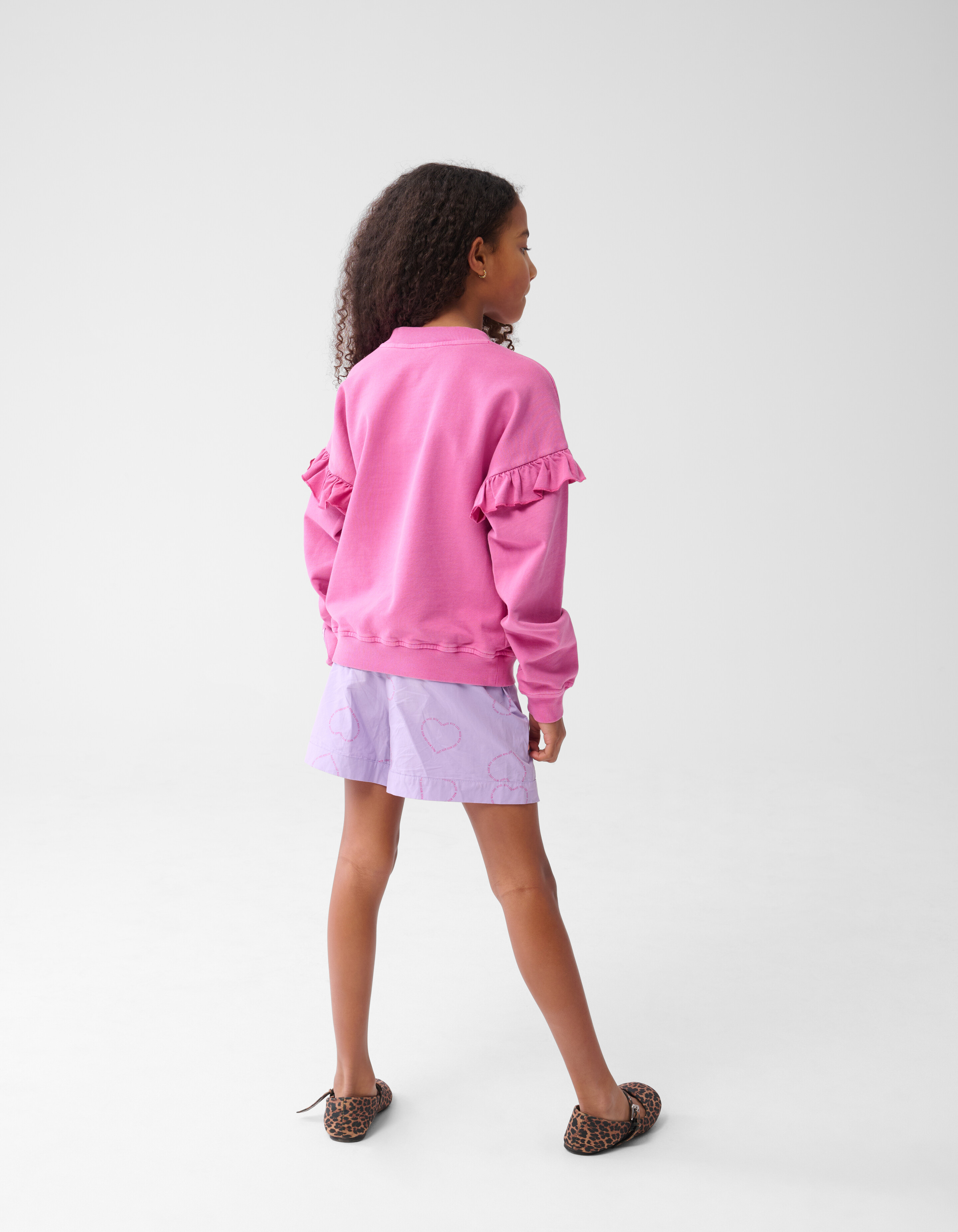 Rüschen-Logo-Pullover Pink von Lizzy SHOEBY GIRLS