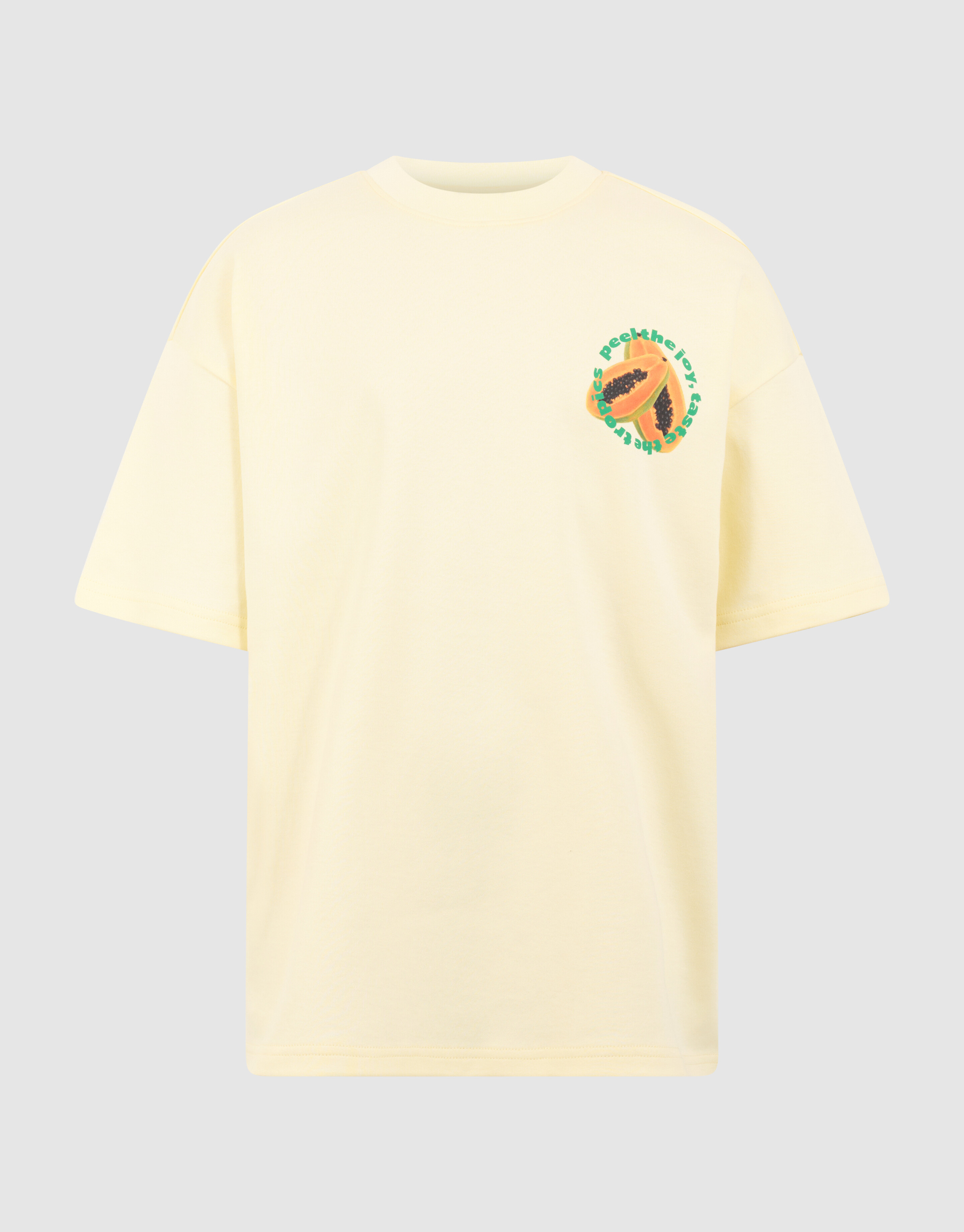 Papaya Kunst T-Shirt Hellgelb SHOEBY BOYS