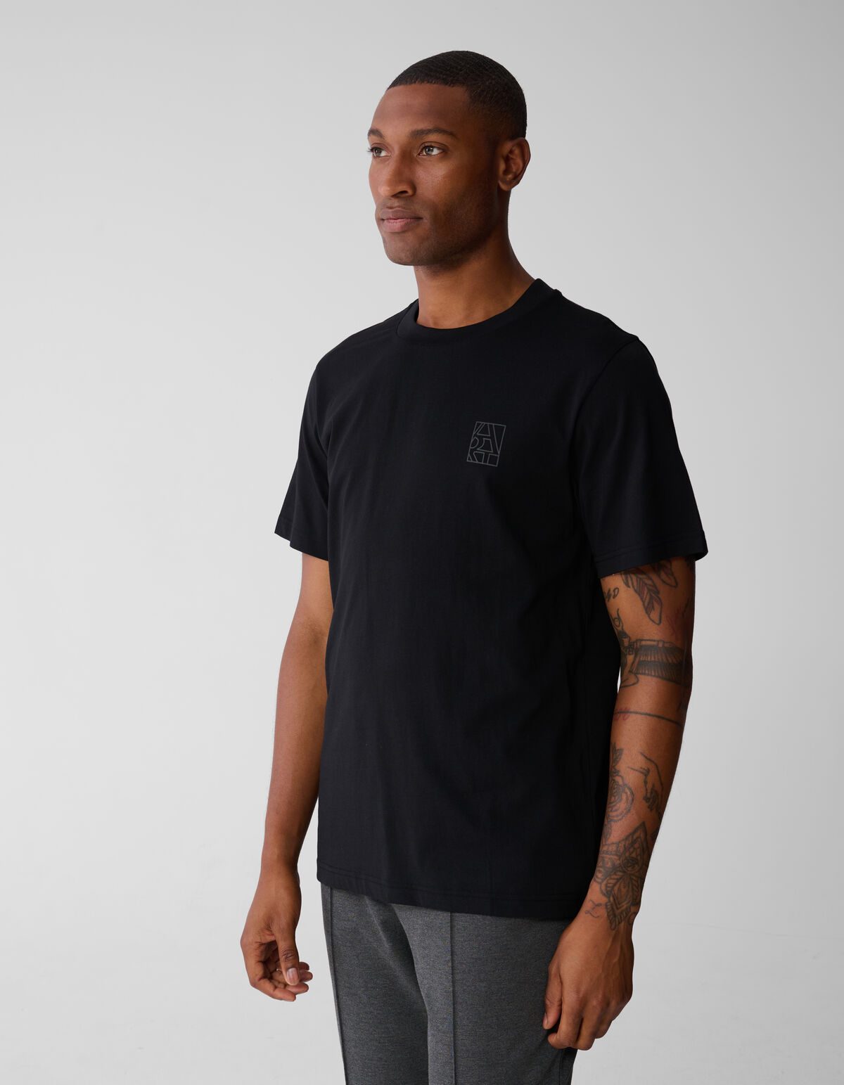 Art Artwork T-Shirt Schwarz SHOEBY MEN