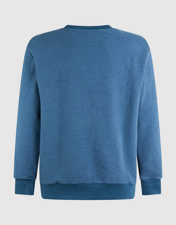 Strukturpullover Blau SHOEBY MEN