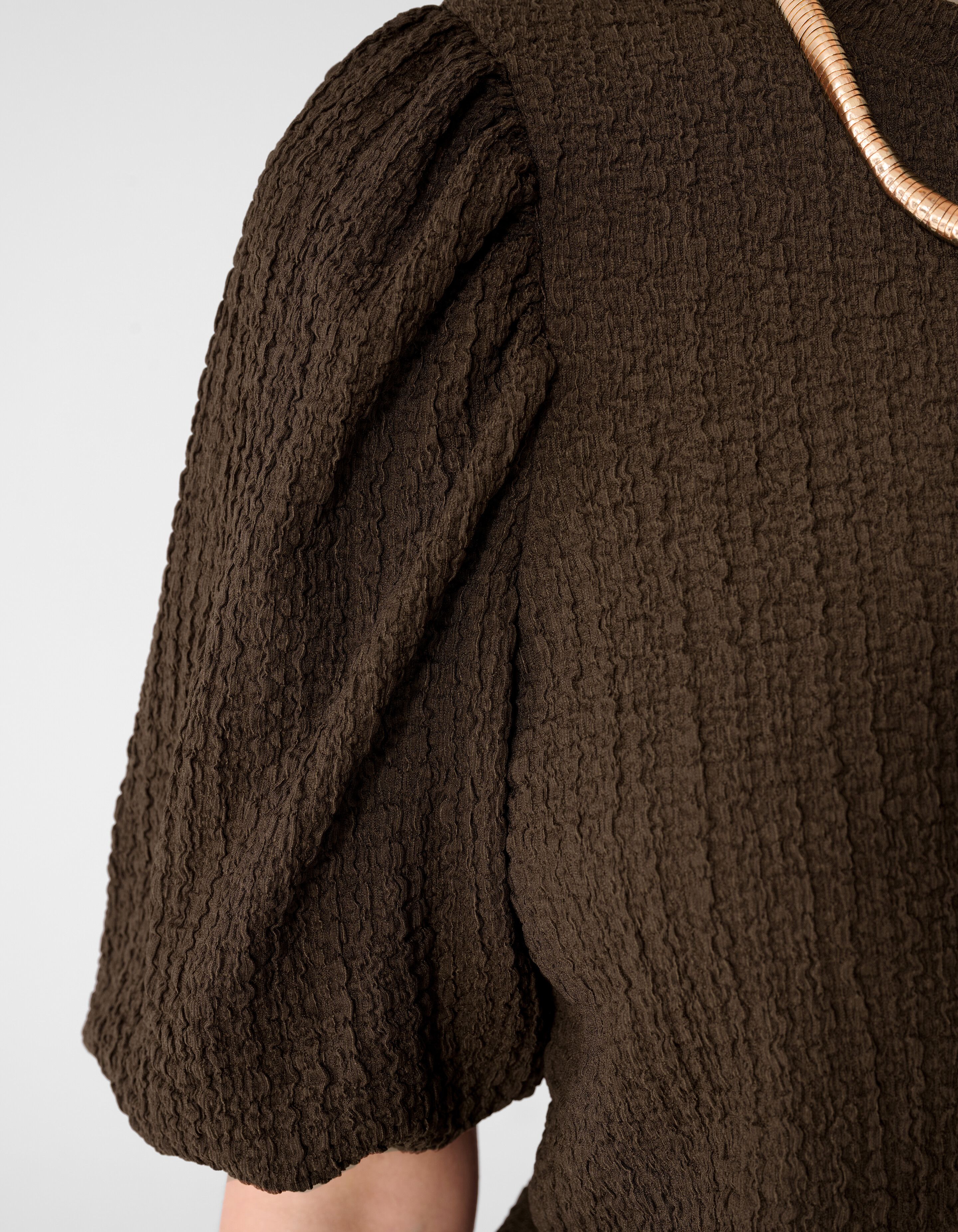 Knitter-Top Ballon Braun SHOEBY WOMEN