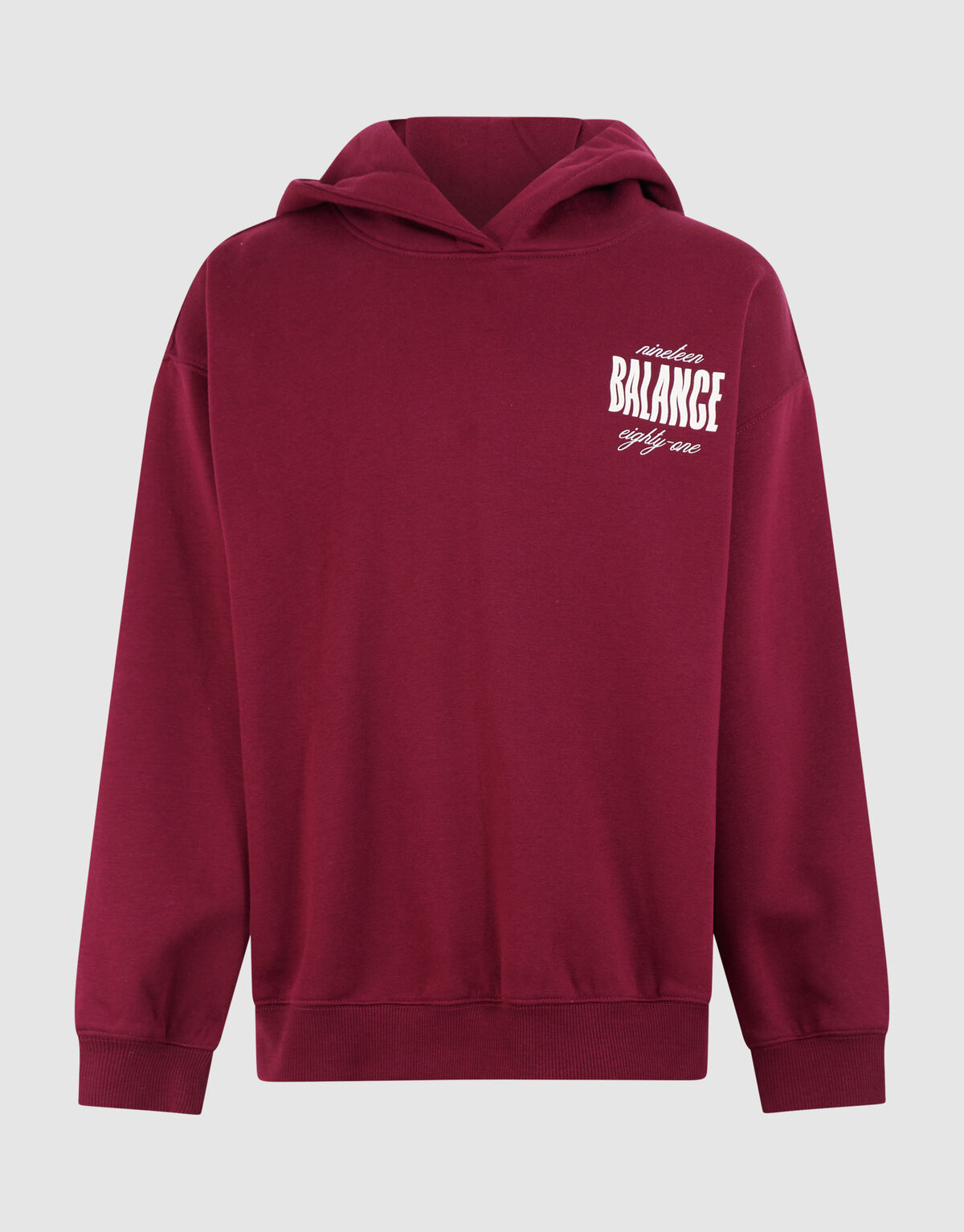 Balance Artwork Hoodie Dunkelrot SHOEBY GIRLS