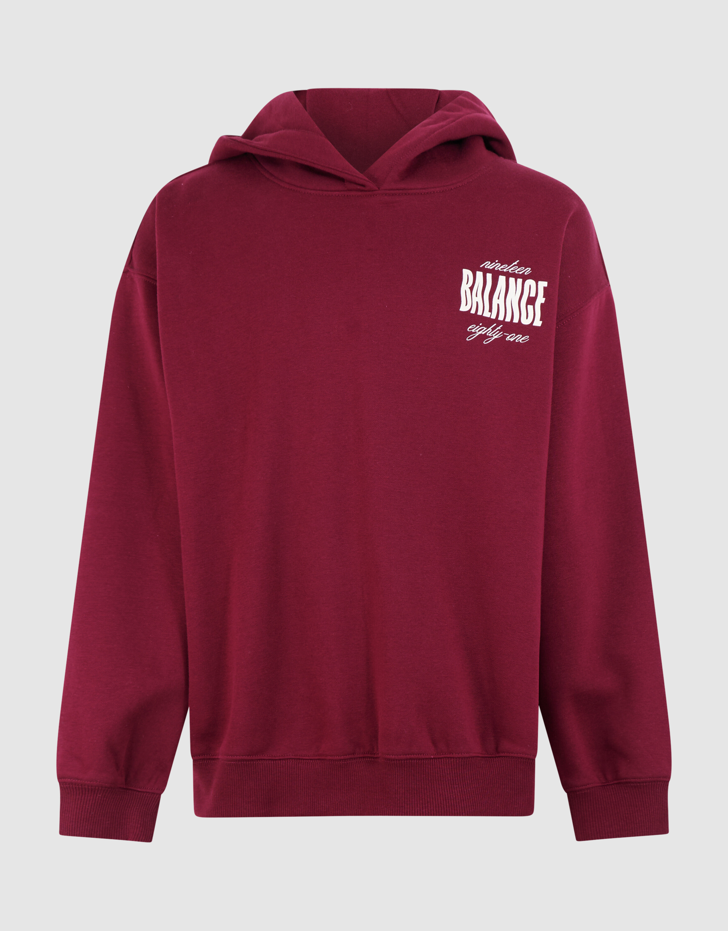 Balance Artwork Hoodie Dunkelrot SHOEBY GIRLS