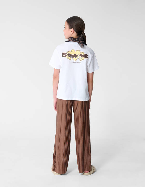 Studio Artwork T-Shirt Wei&szlig; SHOEBY GIRLS