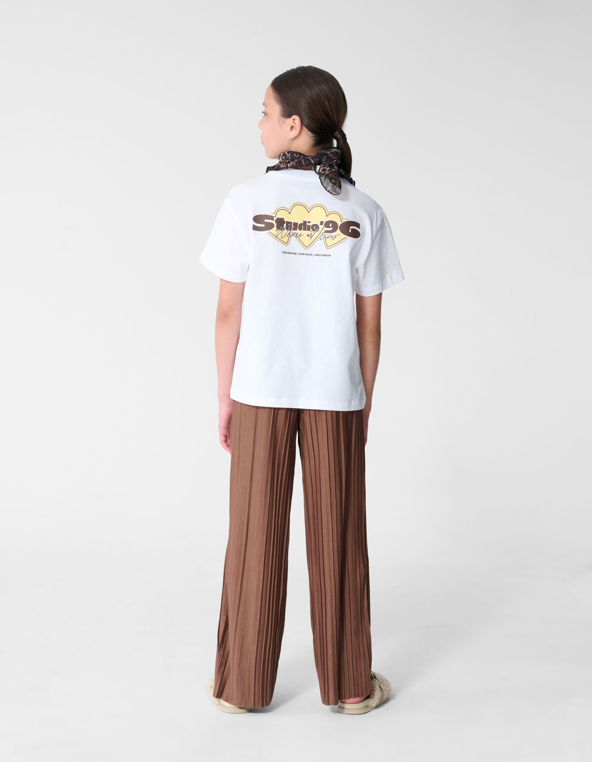 Studio Artwork T-Shirt Wei&szlig; SHOEBY GIRLS