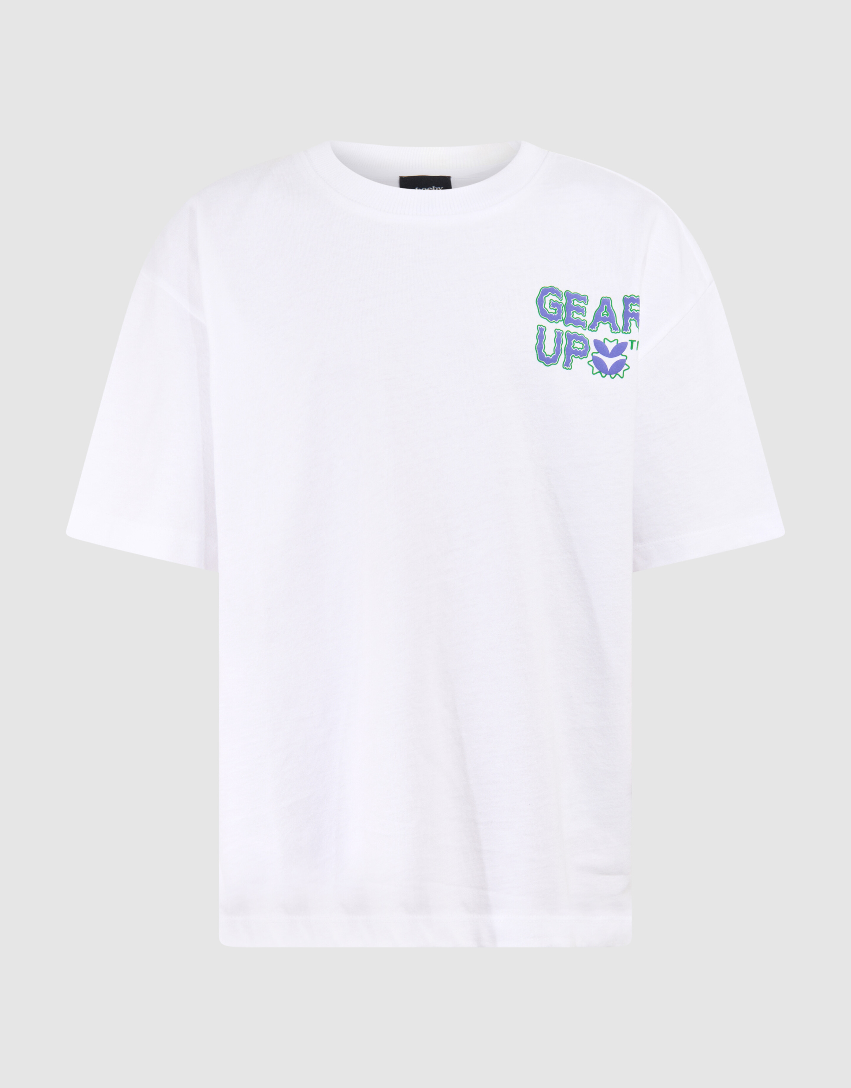 Gear Up Text-T-Shirt Weiß SHOEBY BOYS