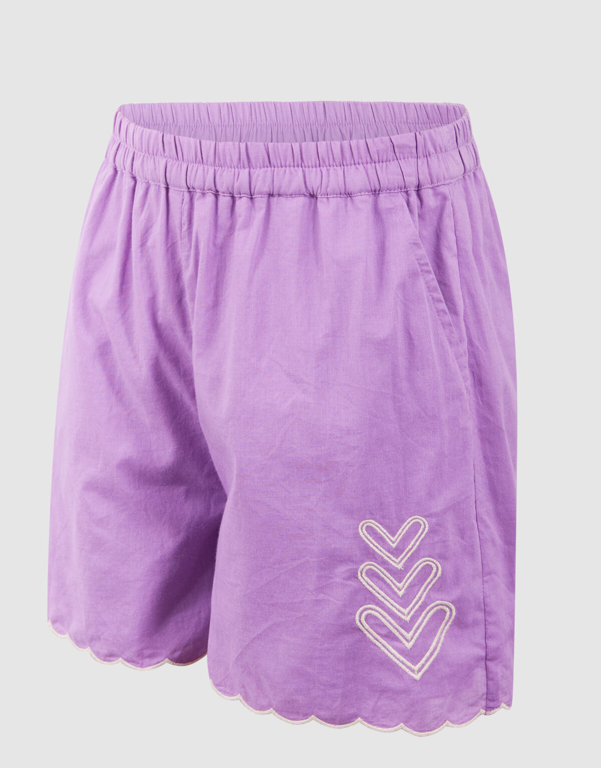 Herz Stickerei Kurz Lila SHOEBY GIRLS