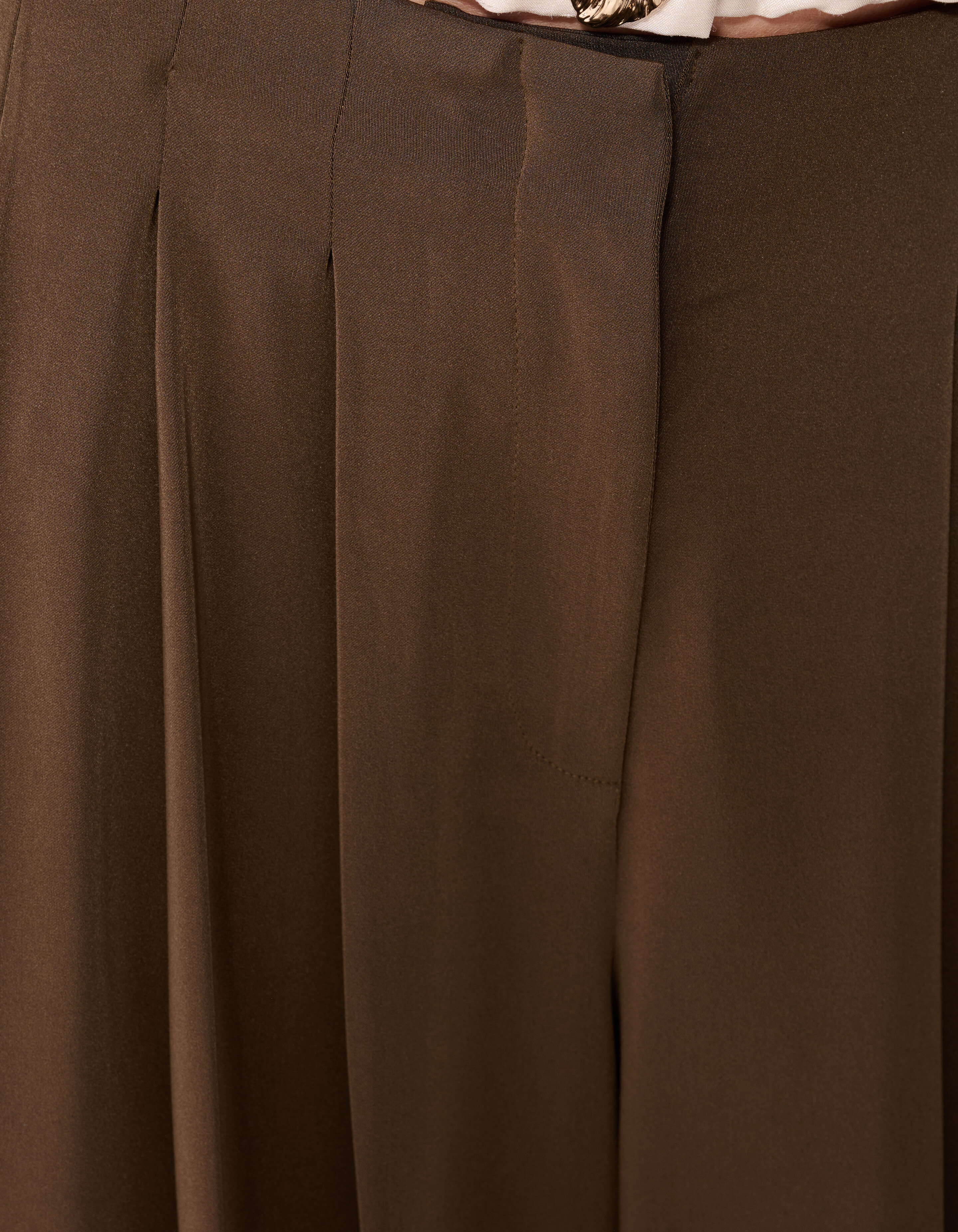 Faltenhose Braun von Fred SHOEBY WOMEN