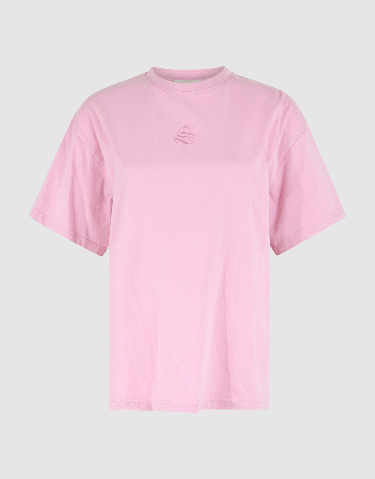 Gewaschenes Logo-T-Shirt Hellrosa SHOEBY WOMEN