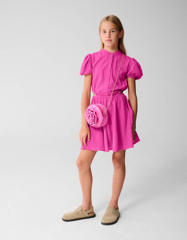 Ausgeschnittenes Minikleid Rosa SHOEBY GIRLS