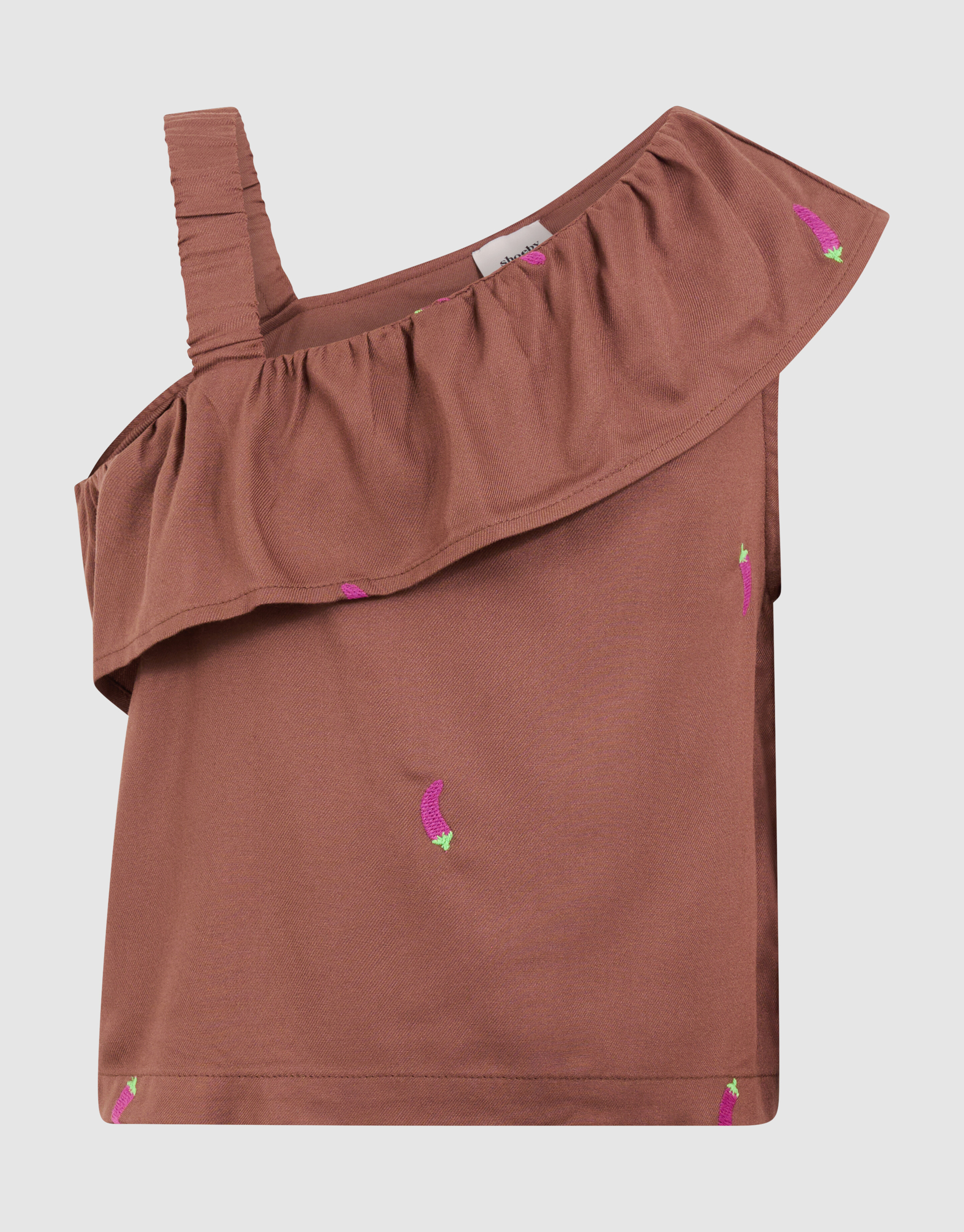 Chili R&uuml;sche Top Braun SHOEBY GIRLS
