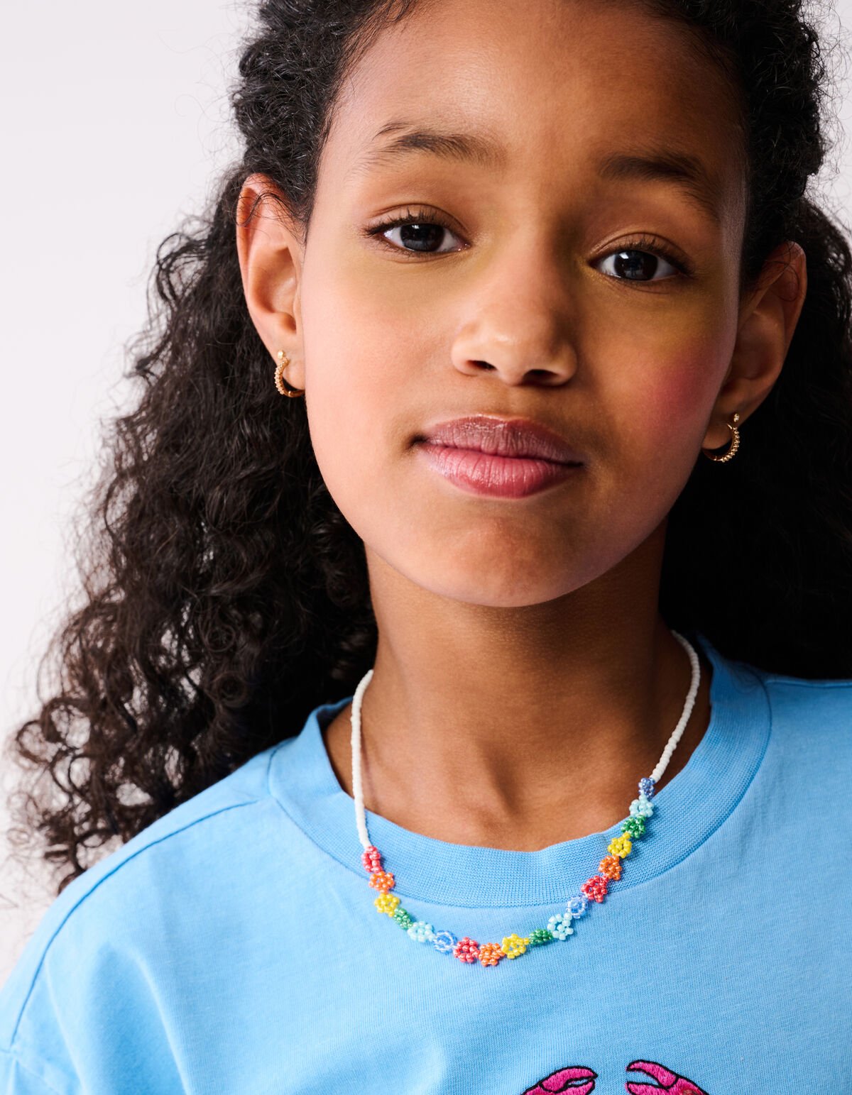 Krabbe Artwork T-Shirt Blau SHOEBY GIRLS