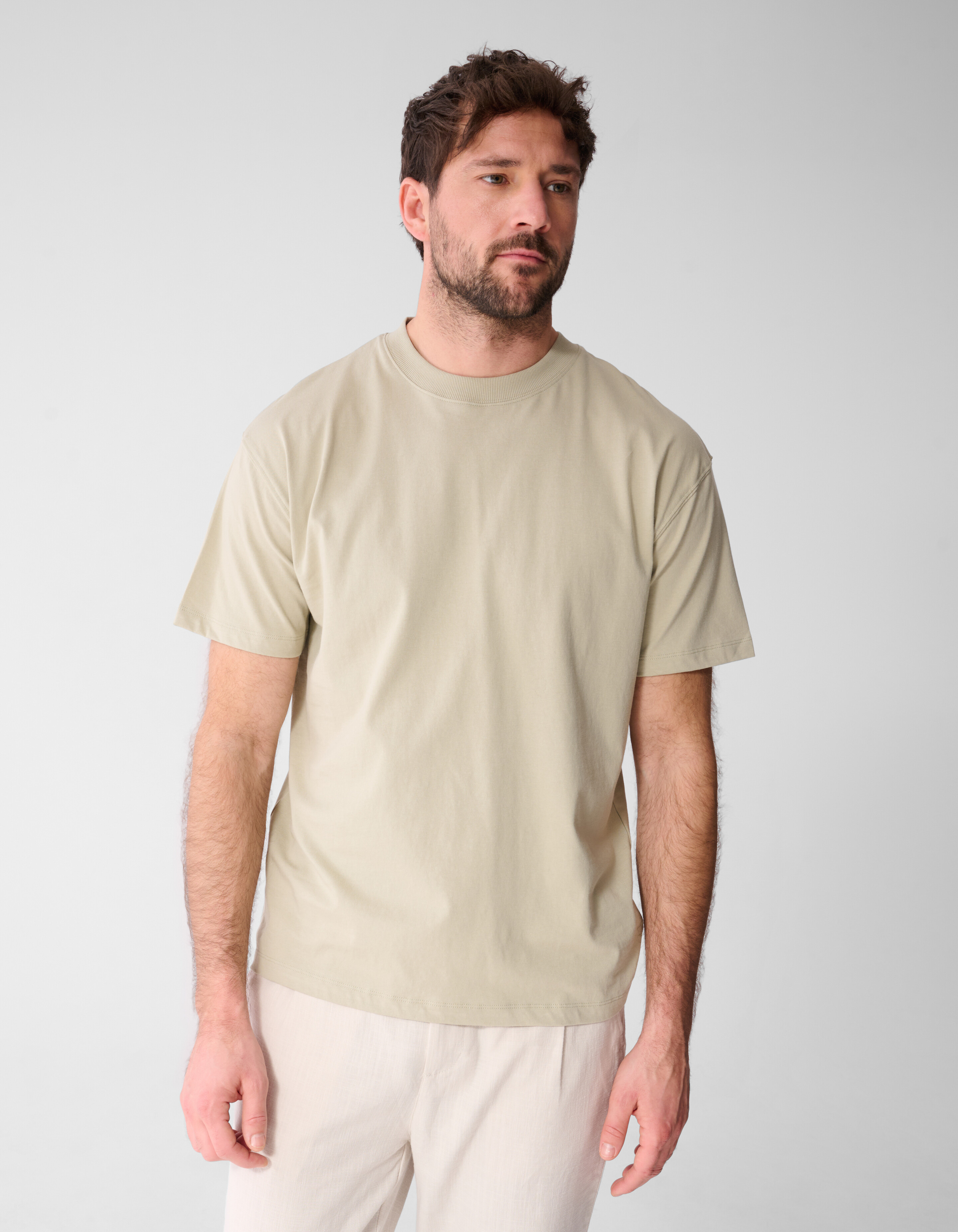 Fancy Artwork T-Shirt Hellgr&uuml;n SHOEBY MEN