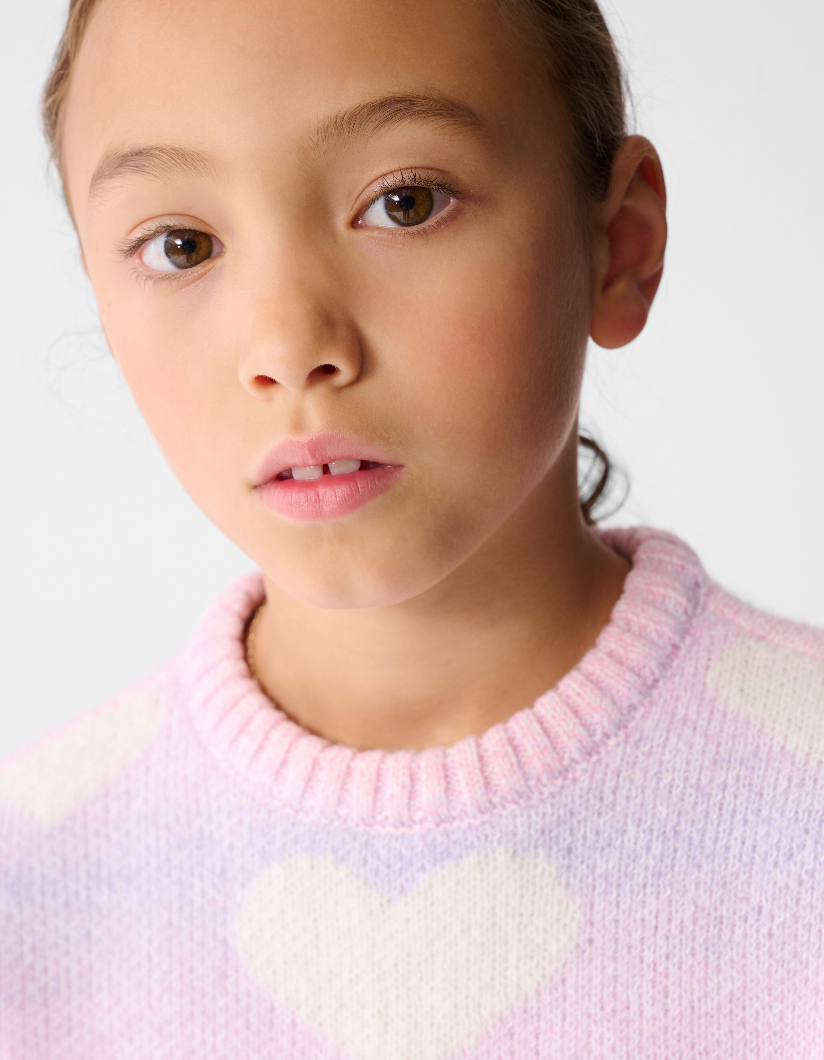 Herz Strickpullover Rosa SHOEBY GIRLS