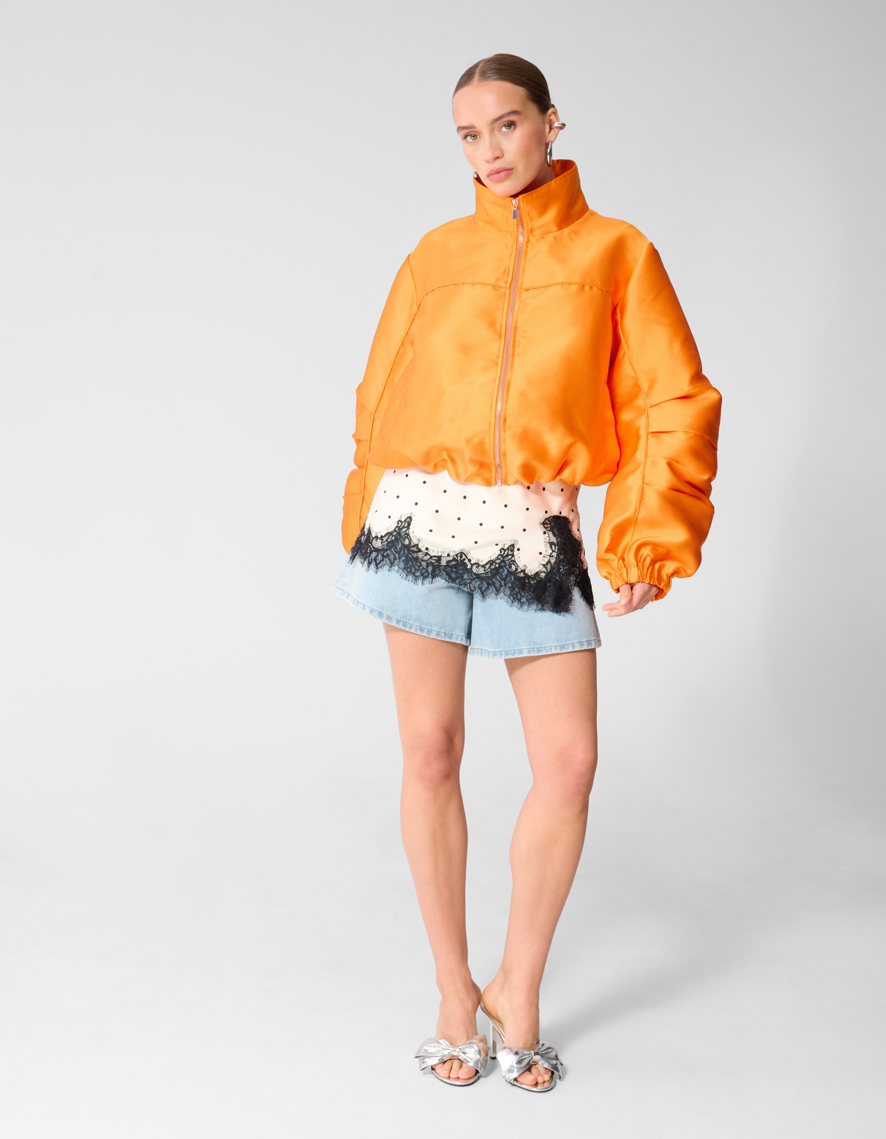 Oversized Bomberjacke Orange SHOEBY WOMEN