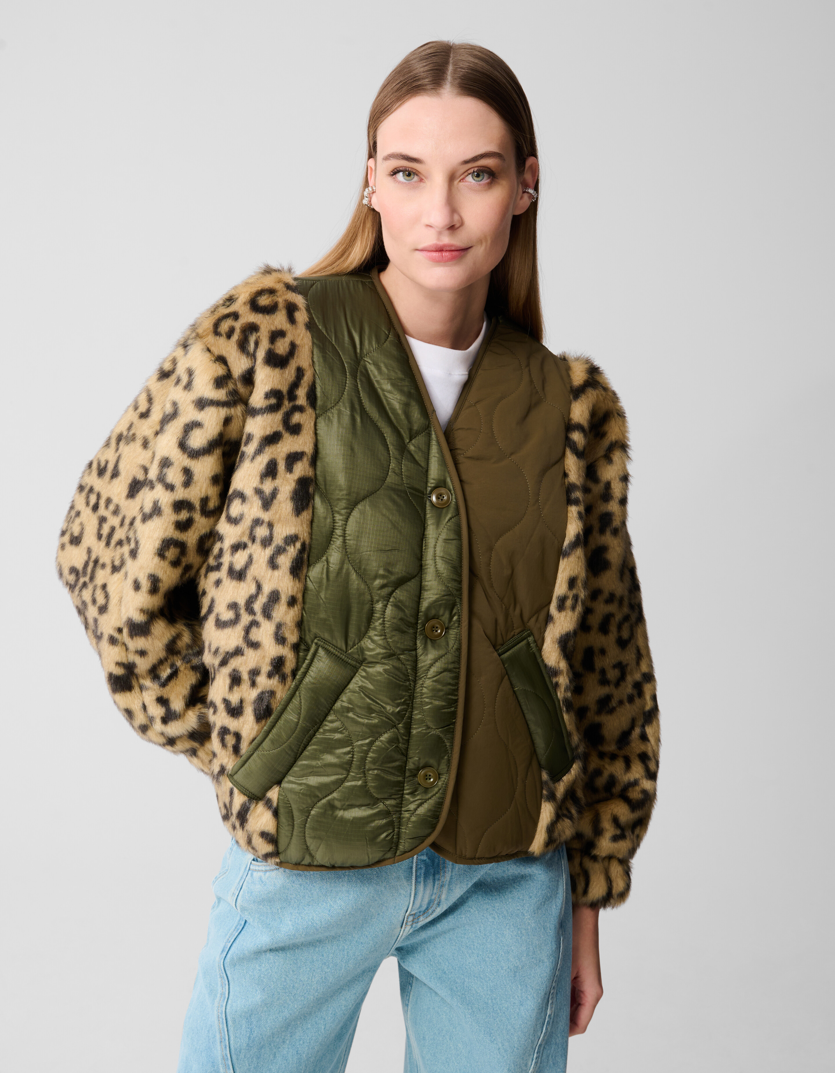 Multi Mix Leopard Jack Dunkelgr&uuml;n SHOEBY WOMEN