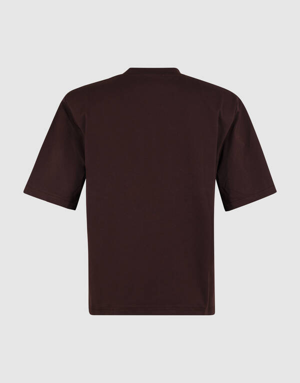 Gepolstertes T-Shirt Dunkelbraun SHOEBY WOMEN