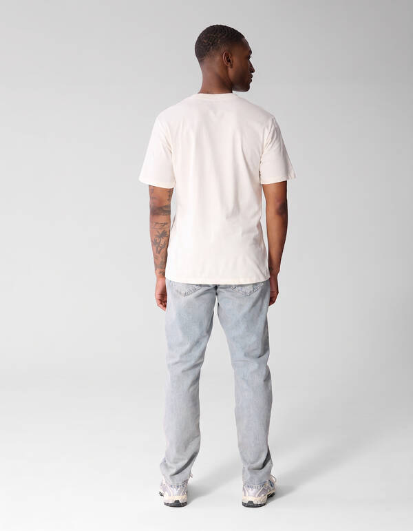 Minimal Artwork T-Shirt Gebrochen Wei&szlig; SHOEBY MEN