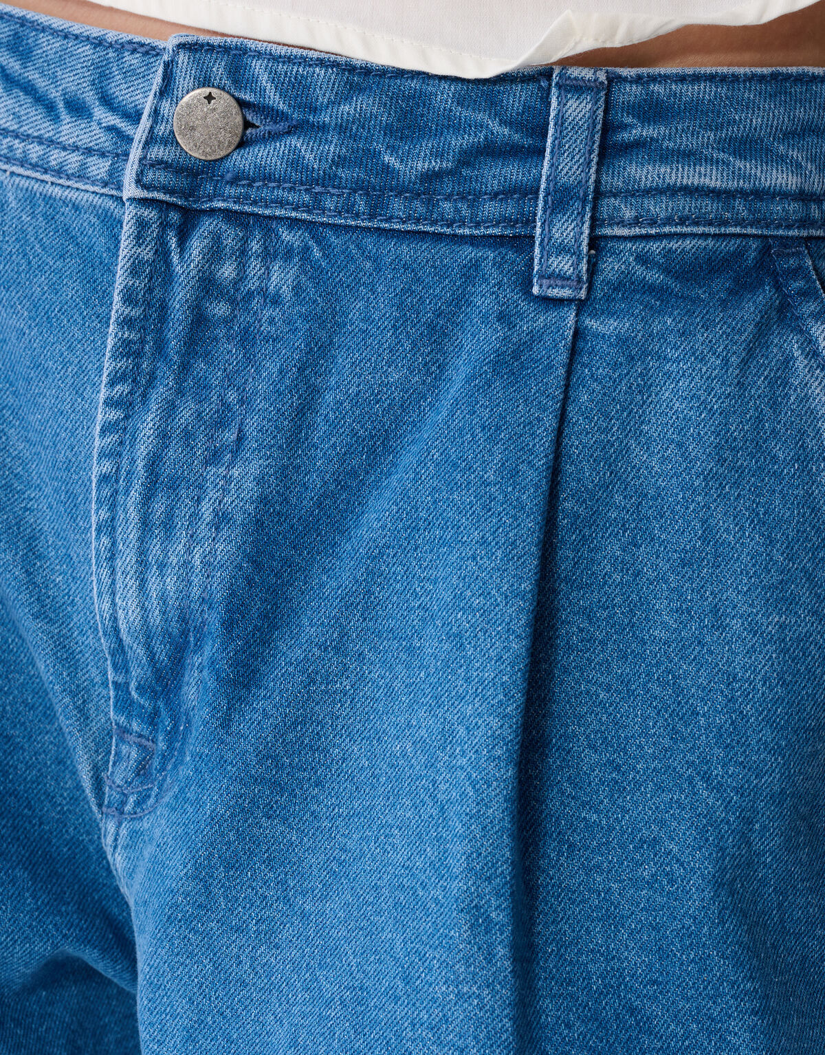 Faltenhose mit weitem Bein, Mediumstone SHOEBY WOMEN