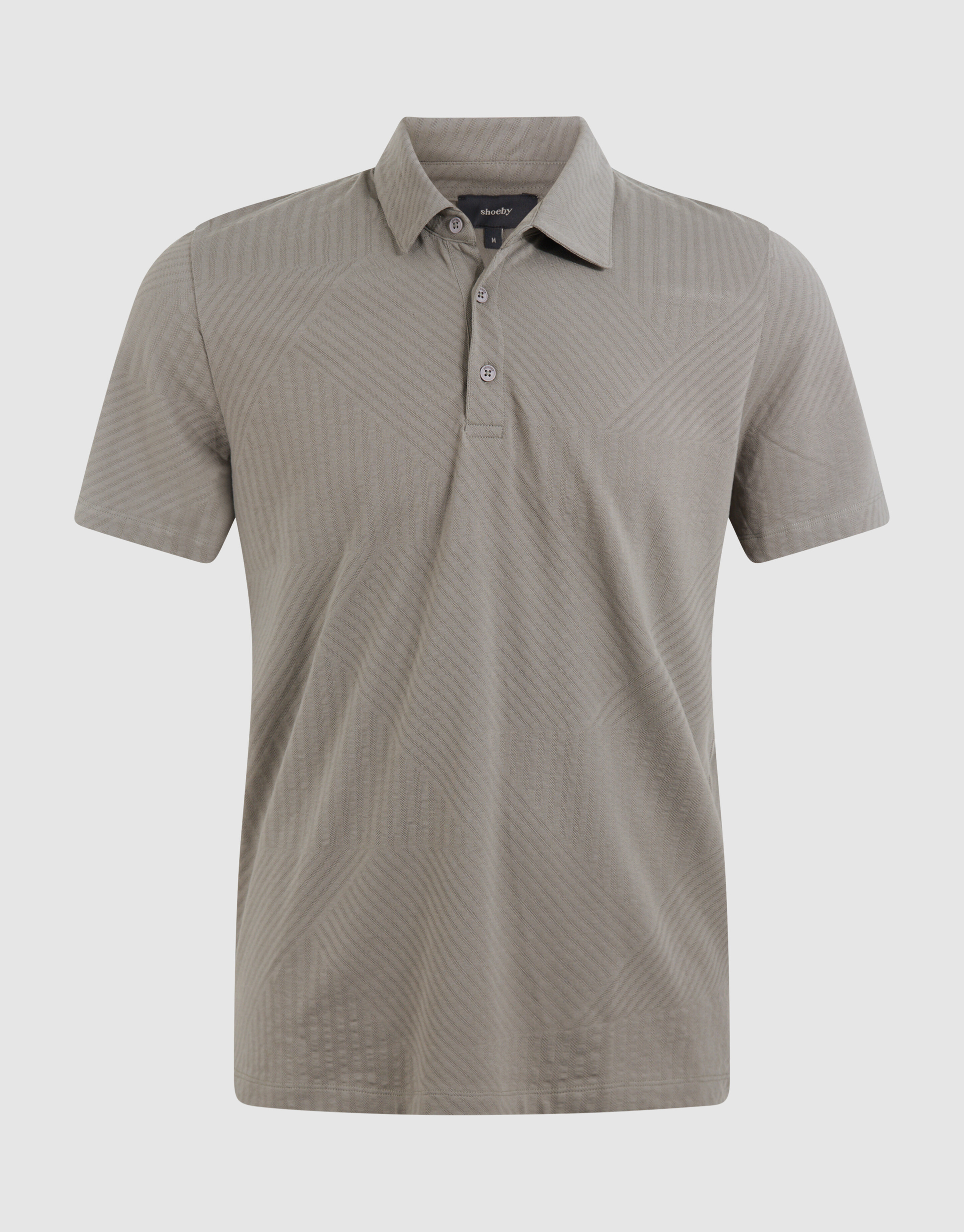 Jacquard-Polo Dunkelgrün SHOEBY MEN