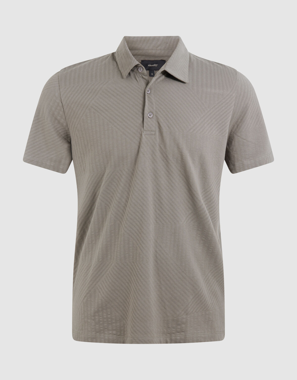 Jacquard-Polo Dunkelgrün SHOEBY MEN