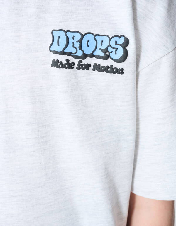 Drops Artwork T-Shirt Hellgrau SHOEBY BOYS