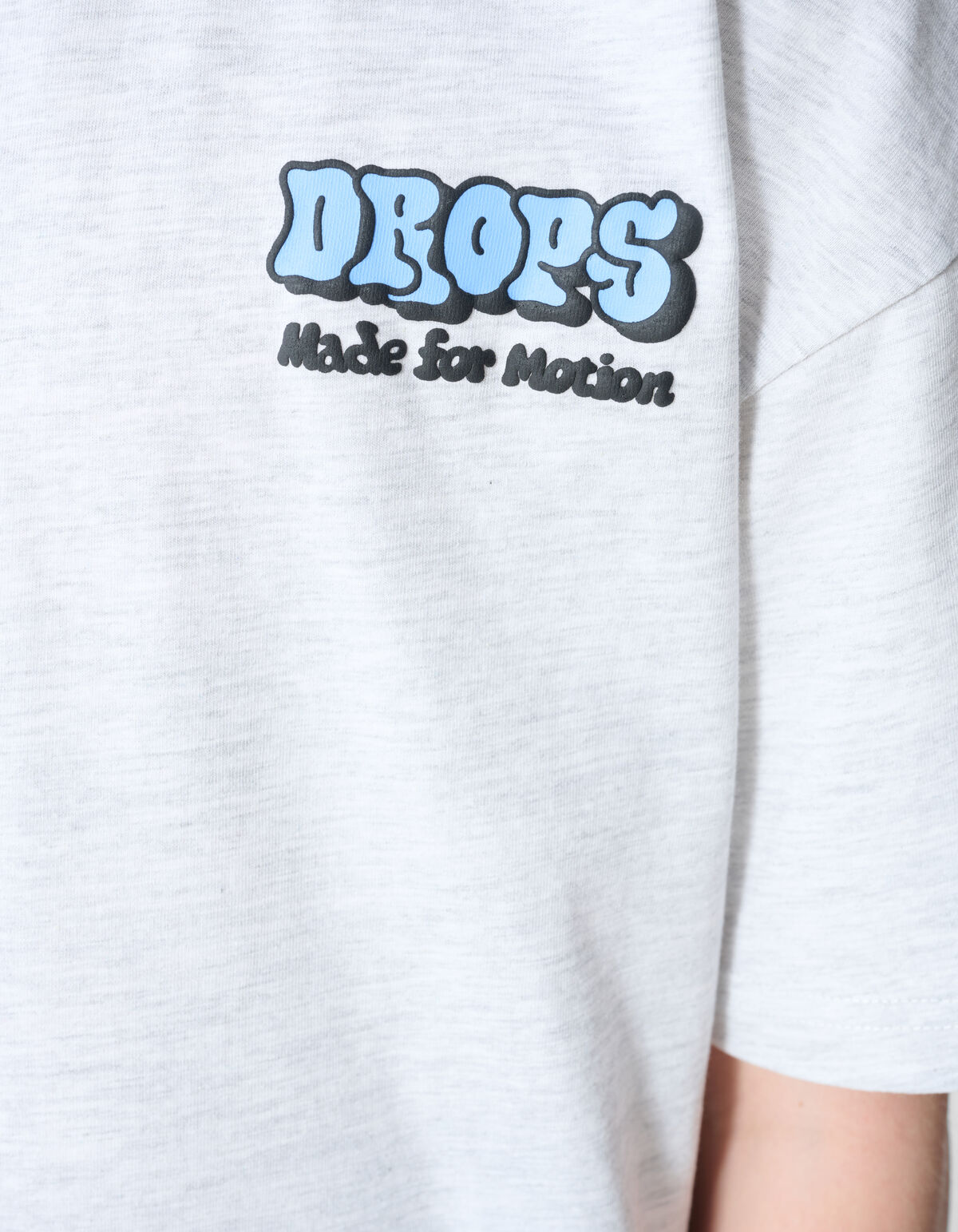 Drops Artwork T-Shirt Hellgrau SHOEBY BOYS