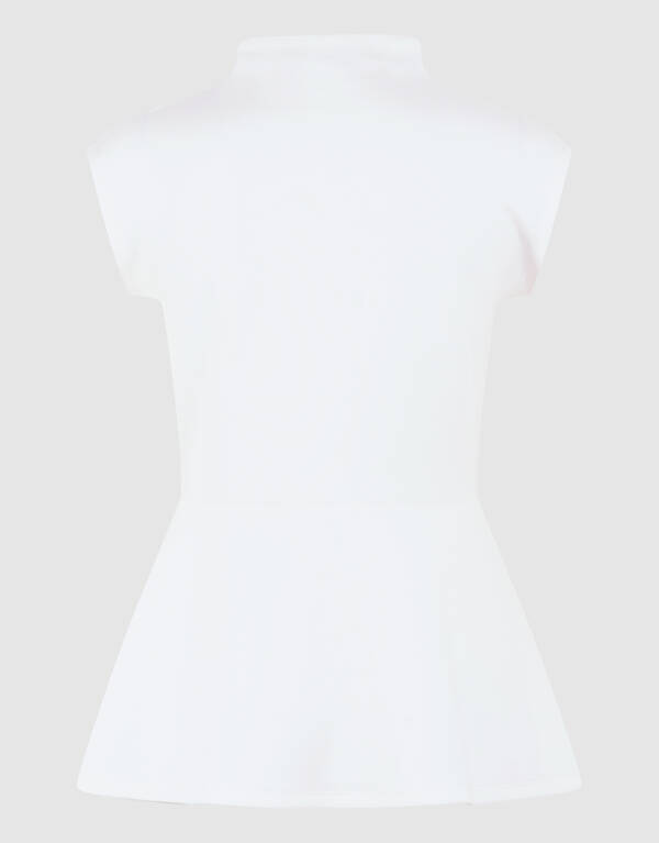 Wei&szlig;es Peplum-Top SHOEBY WOMEN