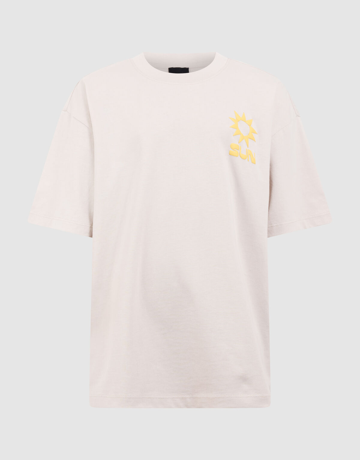 Oversized Sun Artwork T-Shirt Beige SHOEBY BOYS