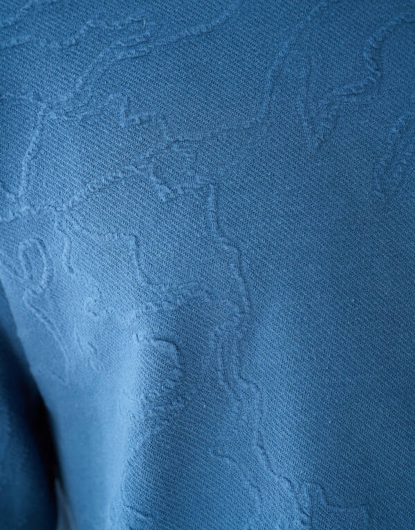 Strukturpullover Blau SHOEBY MEN