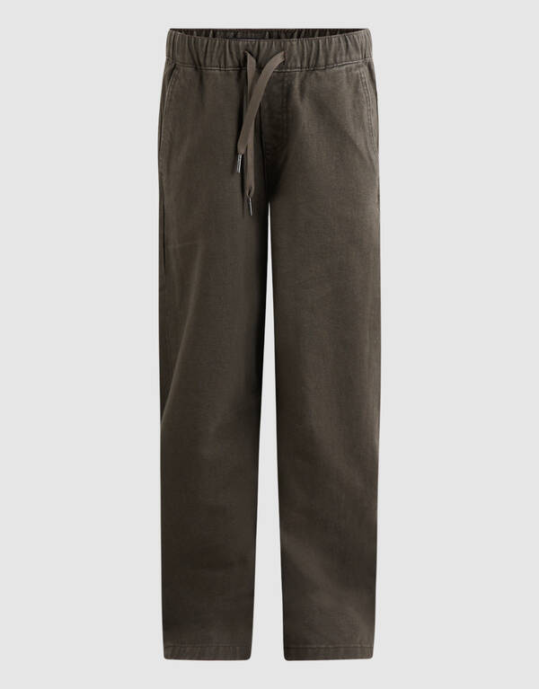 Twill Barrel Fit Hose Dunkelgr&uuml;n SHOEBY BOYS