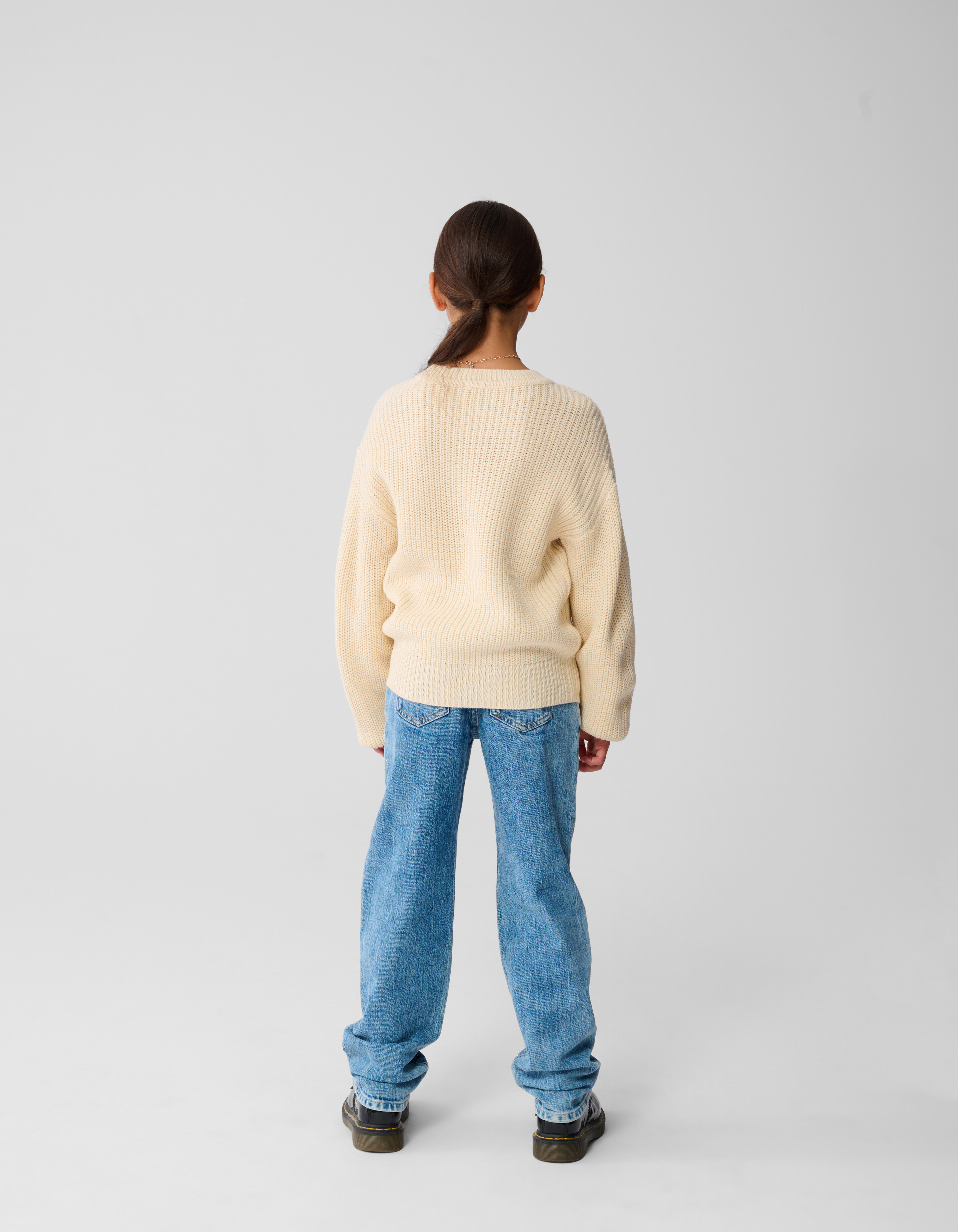 Pullover mit gro&szlig;em Herz Sand SHOEBY GIRLS