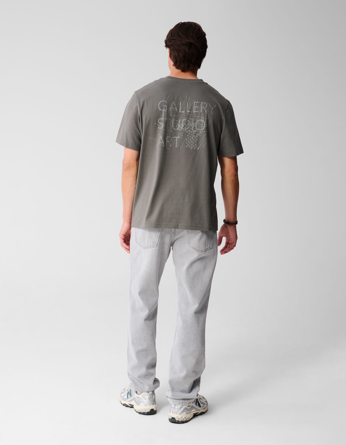 Lockere Tapered Fit Jeans Hellgrau SHOEBY MEN