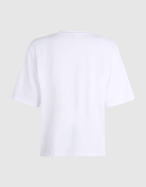 T-Shirt mit Schlitz Wei&szlig; SHOEBY WOMEN