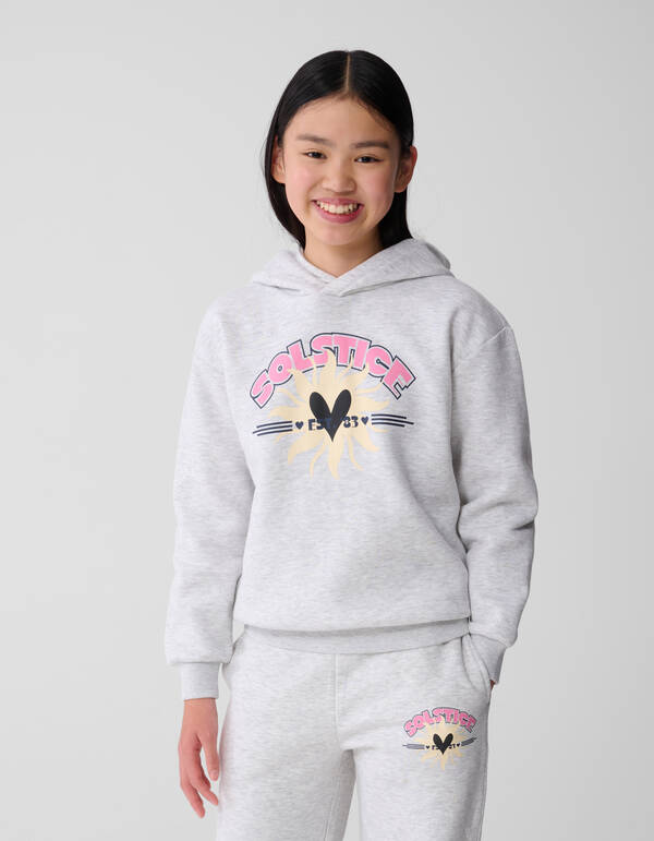 Solstice Artwork Hoodie Grau SHOEBY GIRLS
