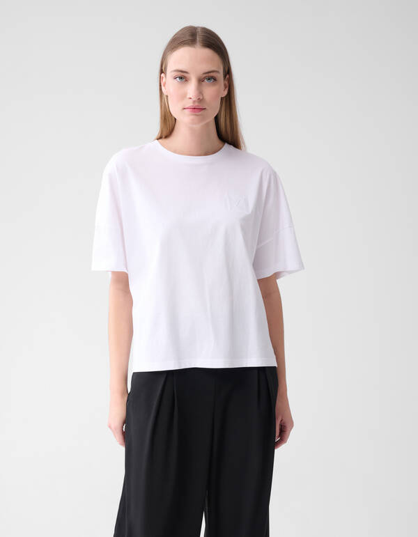 T-Shirt in &Uuml;bergr&ouml;&szlig;e Wei&szlig; By Lonneke SHOEBY WOMEN