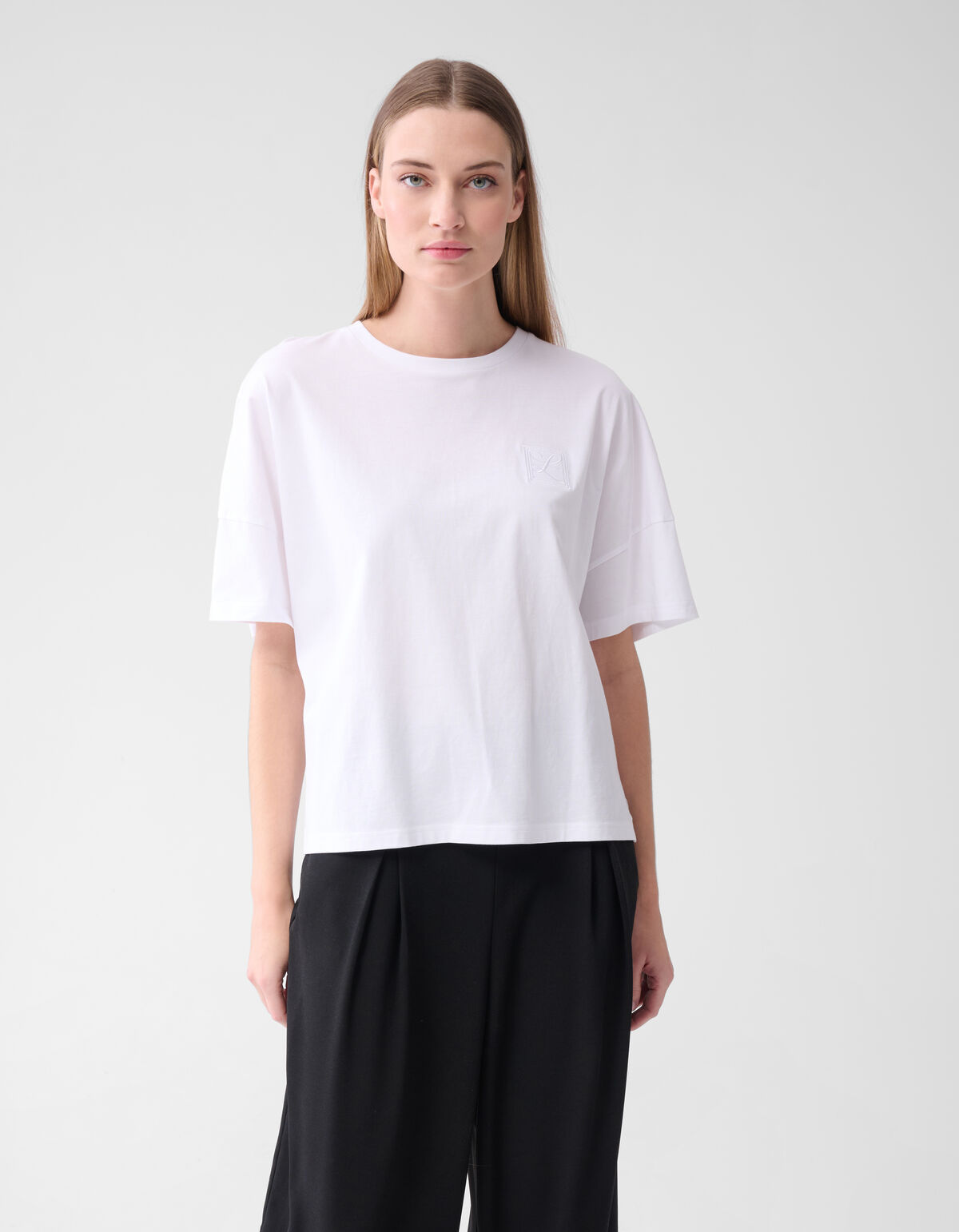 T-Shirt in &Uuml;bergr&ouml;&szlig;e Wei&szlig; By Lonneke SHOEBY WOMEN