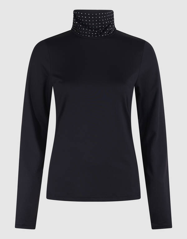 Strass Col Top Schwarz SHOEBY WOMEN