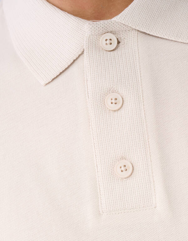 Strickpolo Hellgrau SHOEBY MEN