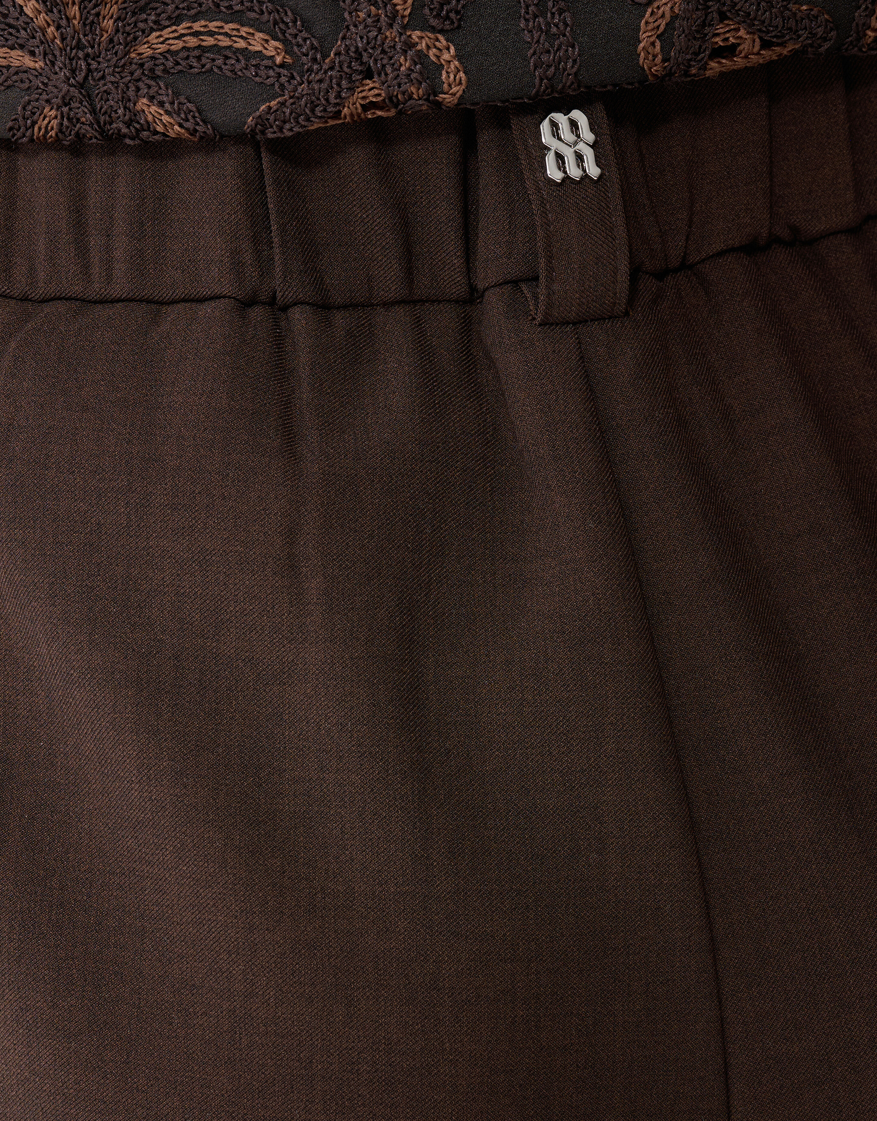 Weite-Hosen-Passform Dunkelbraune Hose von Mieke SHOEBY WOMEN