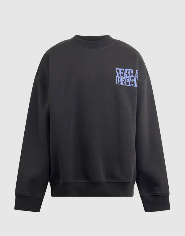 Break Artwork Pullover Dunkelgrau SHOEBY BOYS