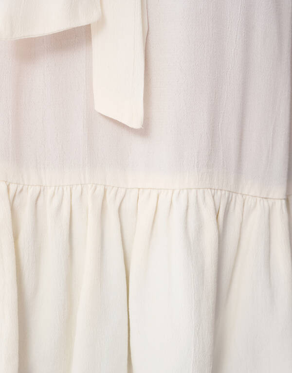 Volant Bluse Off-White SHOEBY WOMEN